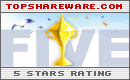 5-star rating award